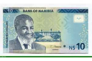 83708 - 10 Dollars Namibien  Dct Sam Nujoma & Batiment du Parlement