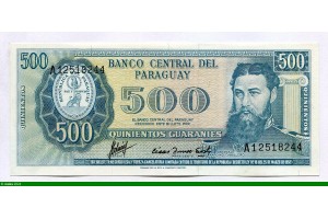 83786 - 500 Guaranies Général Bernardino Caballero