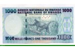83828 - 1000 Francs Bâtiments du Musée national du Rwanda  & Singe
