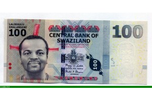 83883 - 100 Emalangeni Roi Mswati III