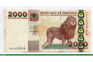 83898 - 2000 Shilingi  Lion