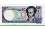 83947 - 500  Bolivares Simon Bolivar