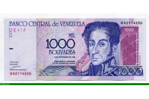 83949 - 1000  Bolivares Simon Bolivar