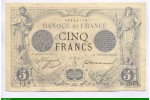 84390 - 5 FRANCS NOIR - Type 1871