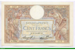 84393 - 100 FRANCS LOM -Type 1906 modifié