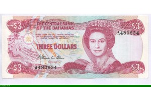 84503 - 3 Dollars Reine Elizabeth II & Voiliers