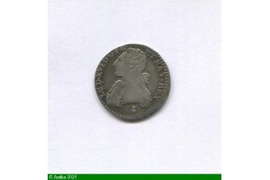 84643 - 1/10 écu aux branches d'olivier