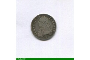 84644 - 1/10 écu aux branches d'olivier