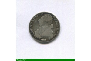 84647 - 1/5 écu aux branches d'olivier