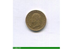 84824 - 20 LIRE CHARLES FELIX   Gênes  6,43 gr    RARE 7436 ex