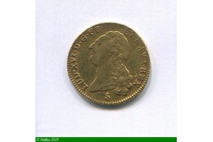 84868 - Double Louis d'or à la tête nue