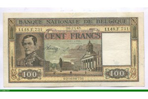 84935 - 100 Francs Léopold  Ier  & Palais de Justice