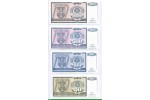 84942 - Lot de 4 Billets 50-100-500 & 1000  Dinara