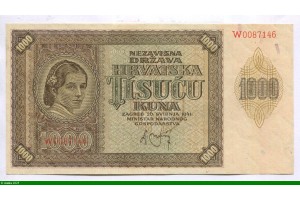 84951 - 1000 Kuna Portrait Paysanne
