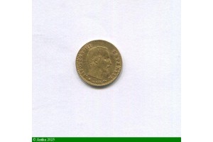 84998 - 5 FRANCS OR  NAP III T.N