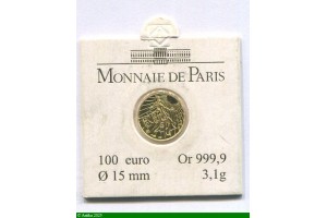 85012 - 100 EUROS OR MONNAIE DE PARIS  SEMEUSE
