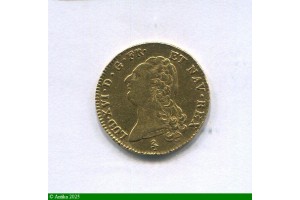 85214 - Double Louis d'or à la tête nue