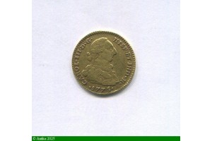 85234 - 2 ESCUDOS CHARLES III  Bogota  6,72 gr  Nuevo Reino