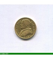 85247 - 20 LIRE PIE IX  6,45 gr  R: Rome