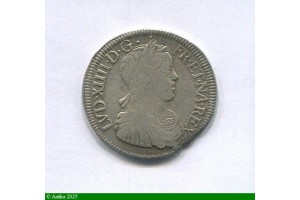 85285 - 1/2 écu  à la mèche longue