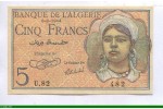 85569 - 5 Francs Jeune Fille Algérienne foulard U.82 85569 - 5 Francs Jeune Fille Algérienne foulard U.82