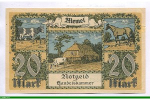 85600 - 20  Mark Territoire de la Baltique occupé par les Puissances alliés.