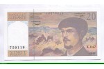 85766 - 20 FRANCS DEBUSSY - Type 1980 à fil  sécurité