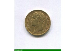 85792 - 40 FRANCS OR  NAP EMP revers EMPIRE