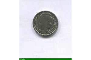 86321 - 5 FRANCS  BAZOR Nickel Essai au revers à dte du 5