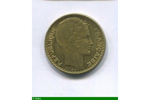 86329 - 20 FRANCS  TURIN Cupro-Aluminium tranche cannelée