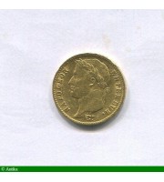 86344 - 20 FRANCS OR  NAPOLEON revers EMPIRE