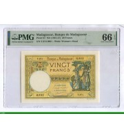 86372 - 20 FRANCS Femme Français & Malgache