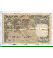 86374 - 1000 FRANCS Couple Malgache