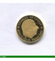 86443 - 1 FRANC OR MONNAIE DE PARIS  CHARLES DE GAULLE