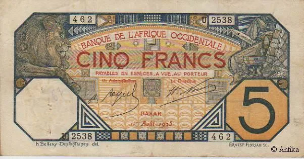 5 FRANCS Dakar