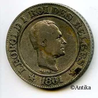 ESSAI de 20 Ctmes LEOPOLD Ier Cu-nickel par BREANT très Rare