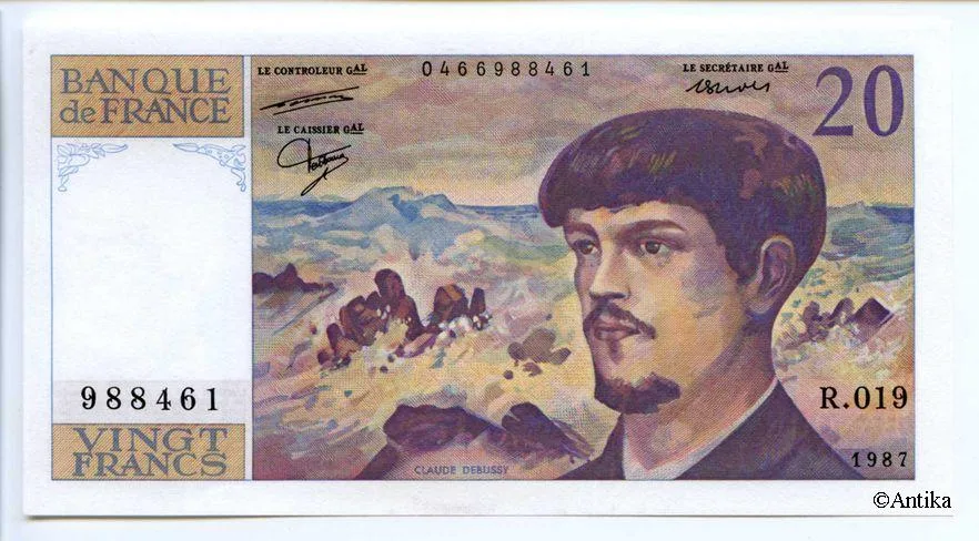 20 FRANCS DEBUSSY - Type 1980