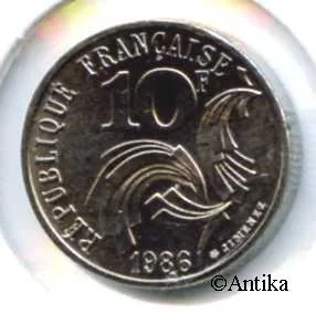 10 FRANCS REPUBLIQUE JIMENEZ