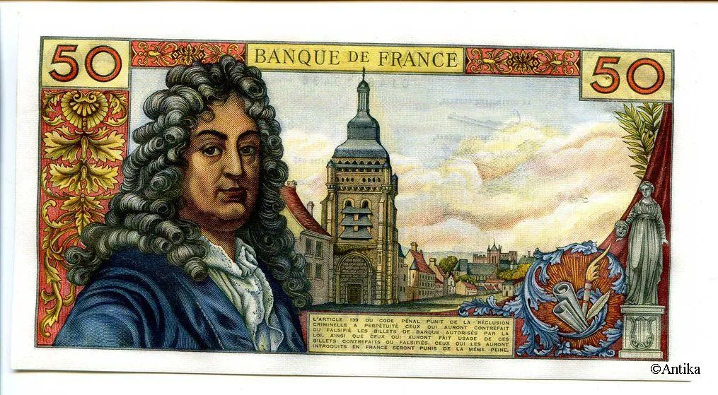 50 FRANCS RACINE - Type 1962