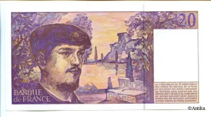 20 FRANCS DEBUSSY - Type 1980 Modifié
