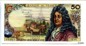 50 FRANCS RACINE - Type 1962