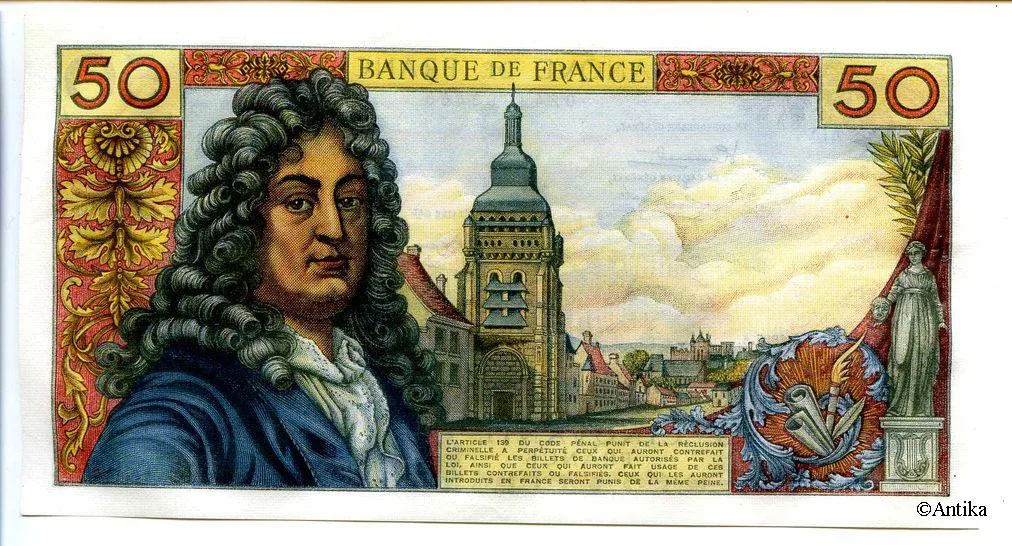 50 FRANCS RACINE - Type 1962