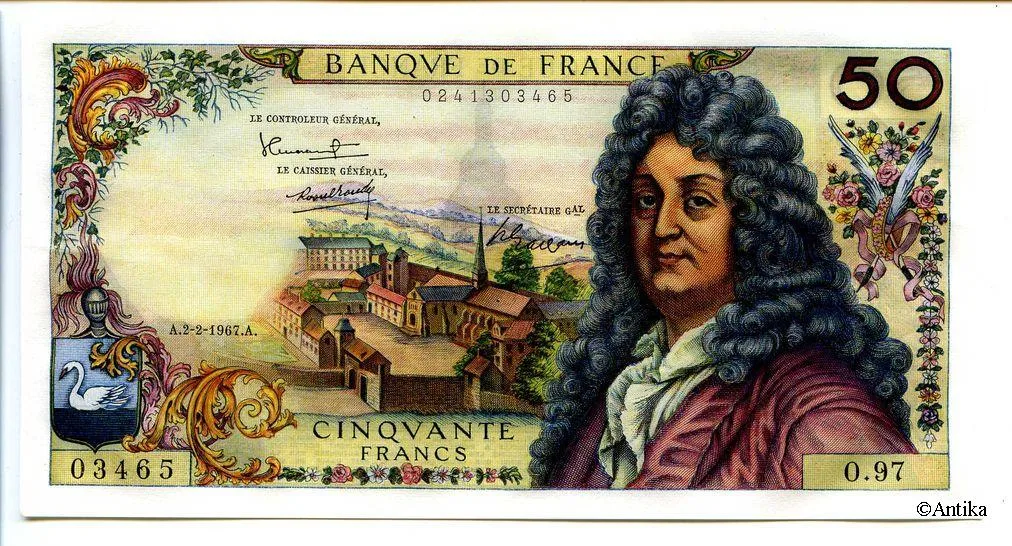 50 FRANCS RACINE - Type 1962