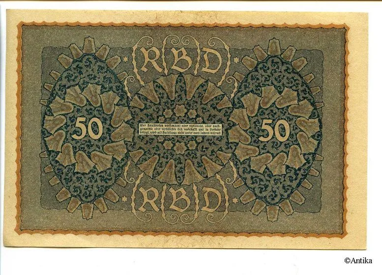 50 Mark Vert Jeune Femme Série P b * * PROMO