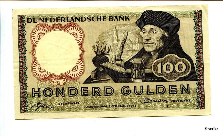 100 Gulden, Erasmus * * PROMO