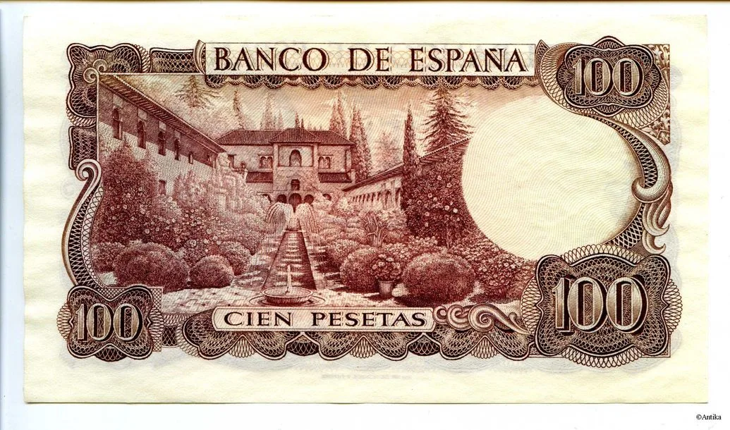 100 Pesetas M. de Falla * * * * * * PROMO