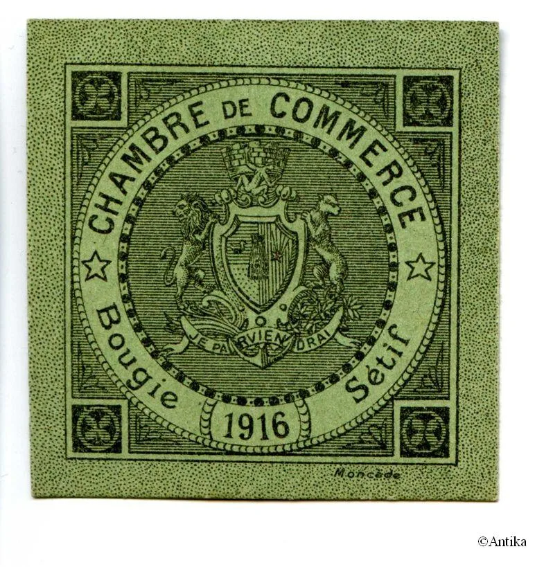 5 CENTIMES VERT BOUGIE SETIF