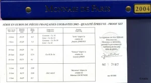 Séries BE € France