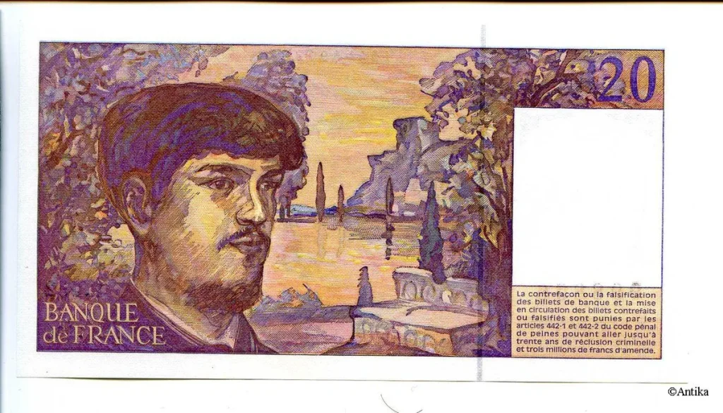 20 FRANCS DEBUSSY - Type 1980 Modifié