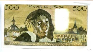 500 FRANCS PASCAL - Type 1968
